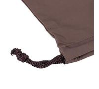 Alomejor Bolsa de Nailon Impermeable con Cordón, Bolsas de Almacenamiento a Prueba de Polvo para Zapatos, Organizador de Ropa para Viajeros Al Aire Libre, Negro, 10,6x13,4 Pulgadas, Juego de 3 (BROWN)