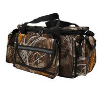 Alomejor Bolsa de Pesca de Tela Oxford, Bolso de Hombro Multifuncional de Gran Capacidad con Espacio Interno Ajustable y Bolsillos Laterales, para Señuelos, Aparejos y Accesorios de Pesca.