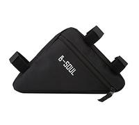 Alomejor Bolsa de sillín de Bicicleta Oxford Al Aire Lanzamiento rápido Deporte Bicicleta Bolsa de Almacenamiento Tubo Superior Bolsa de Herramientas (Black)