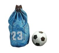 Alomejor Bolsa Deportiva de Malla de Malla Multifuncional Duradera para el Entrenamiento Fútbol Fútbol Black 1 Pack (Blue)