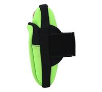 Alomejor Bolsa Deportiva de Neopreno para Brazo, Cómoda, Ligera, Impermeable, Elástica, a Prueba de Golpes, Transpirable, con Bolsillos Dobles y Cierre de Gancho Ajustable para Correr, (Green)