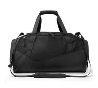 Alomejor Bolsa Deportiva para Gimnasio, Bolsa de Viaje con Compartimento para Zapatos, de Entrenamiento Duradera para Viajes de Fin de Semana, Cuero Sintético, 52 * 30 * 28cm