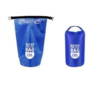 Alomejor Bolsa flotante seca de PVC con parte superior enrollable, 10 l/20 l, almacenamiento para deportes acuáticos, Black, 20 L, Informal