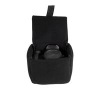 Alomejor Bolsa para Cámara DSLR a Prueba de Golpes con Material de Terciopelo, Inserto Acolchado, Diseño Personalizable para Almacenamiento de Equipo de Fotografía (Black)