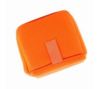Alomejor Bolsa para Cámara DSLR a Prueba de Golpes con Material de Terciopelo, Inserto Acolchado, Diseño Personalizable para Almacenamiento de Equipo de Fotografía (Orange)