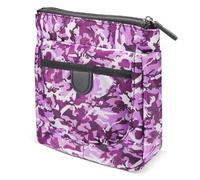 Alomejor Bolsa para Camisetas, Bolsa de Almacenamiento Portátil de Poliéster a Prueba de Agua y Arañazos para Pelotas de Golf, Camisetas, Herramientas de División, con Trabilla para (Purple)