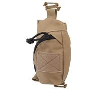 Alomejor Bolsa para Cinturón, Correa para Mochila, Bolsa de Hombro de Nailon de Lona, diseño de Doble Capa con Bolsillo de Malla para Teléfono Celular, Bolígrafo, Llavero, Senderismo, (Caqui)