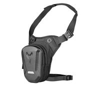Alomejor Bolsa para Pierna de Motocicleta, Impermeable, Poliéster EVA, Correas Ajustables, Bolsa Multifuncional de Gran Capacidad, con Diseño Espacioso para Montar en Bicicleta,