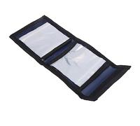 Alomejor Bolsa para Sedal de Pesca, 10 Bolsillos, Estuche de Almacenamiento de Tela Oxford Impermeable con Compartimentos con Cremallera y Cordón, para Accesorios de Pesca con Mosca y