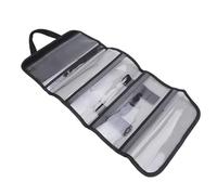 Alomejor Bolsa para Señuelos de Pesca, Tela Oxford Portátil de Gran Capacidad, Almacenamiento de Cebo Plegable Transparente de PVC, con Diseño Transpirable para Entusiastas de la Pesca,