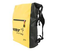 Alomejor Bolsa Seca de 25L para Kayak, Acampada y Deriva con Correa para el Hombro, Diseño de Separación en Seco y Húmedo, Material de PVC de para Exteriores (Yellow)