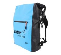 Alomejor Bolsa Seca de 25L para Kayak, Acampada y Deriva con Correa para el Hombro, Diseño de Separación en Seco y Húmedo, Material de PVC de para Exteriores (Blue)