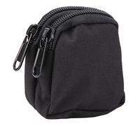 Alomejor Bolsa Táctica Impermeable para Cintura, Mini Bolsa de Almacenamiento en Nylon para Deportes al Aire - Negro