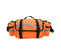 Alomejor Bolsa Vacía para Primeros Auxilios, Tela 600DPU con Múltiples Bolsillos, Compartimentos Organizados, Gran Capacidad para Almacenamiento y Transporte de Equipos de Emergencia