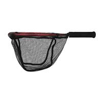 Alomejor Bolsas de Pesca de Aleación de Aluminio con un Grueso Anillo de Acero, Tela de Red Anti -Dich y Cómodo, Ideal para Pesca de Agua Salada y Agua Dulce, Rojo/Azul/Morado (Rojo)