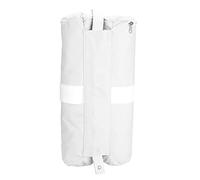 Alomejor Bolsas de Peso para Carpa Canopy Tienda de pies Patas Bolsa de Peso Bolsa de Oxford Pesos para Pop-up Carpa de Dosel Bolsa de pies ponderada(White)