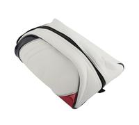 Alomejor Bolsillo de Bolsillo de Zapato Gulf PU Bolsa de Almacenamiento a Prueba de Polvo de Cuero Fácil de Carga. Bolsa de Zapatillas con Entusiastas del White White
