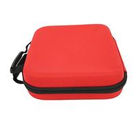 Alomejor Bolsillo Vacío con Estampados de Emergencia, Tamaño Compacto para Maleta, Cubierta de Bolso o Computadora Portátil, Rojo