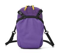 Alomejor Bolso Bandolera, Bolso de Hombro de Nailon Ligero de Gran Capacidad de 1,2 L con Correa Ajustable, para Desplazamientos, Senderismo, Acampada y Viajes (PURPLE)