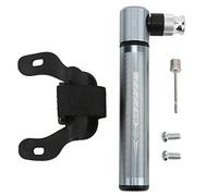 Alomejor Bomba de Bicicleta, Aleación de Aluminio, Mini Inflador de Neumáticos, Bomba Manual de 120 PSI, Válvula Francesa Integrada, Compacta, Portátil para Bicicleta de Carretera, Montaña, (De)