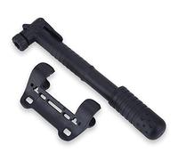 Alomejor Bomba de Bicicleta portátil, Alta presión 120 PSI Bomba de Suelo compacta con manómetro for Ciclistas montaña y Aficionados balones Interiores Aire