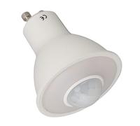 Alomejor Bombilla de Repuesto GU10, Luz Cálida de Inducción Inteligente, Ahorro de Energía para Sala de Estar, Pasillo, 500LM, 5W
