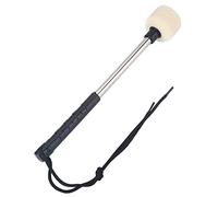 Alomejor Bombo Mallet Percusión Palos con Cabeza de Fieltro de Lana para Banda de Guerra, Accesorios de Tambor - Ideal para Ejecución Musical y Práctica de Marcha, Alta Durabilidad y Sonido Profundo