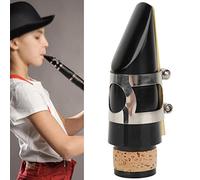 Alomejor Boquilla de Saxophond Clarinette para una Extraordinaria Calidad de Sonido Clarinete y Boquilla para Entusiastas de la Música, ABS Negro