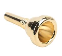 Alomejor Boquilla de Trombón, Pieza de Repuesto de Cobre Alto de Sonido Estable y Brillo Metálico, para Accesorio de Instrumento de Trombón Alto (GOLD)