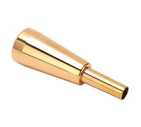 Alomejor Boquilla de Trompeta 3c Metal Extendido Más Gordo para Trompetas Estándar (GOLD)