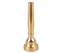 Alomejor Boquilla de Trompeta Duradera de Metal, Accesorio de Instrumento de Viento de Alta Sensibilidad para Trompetista, Metal (Oro 3C)