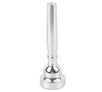 Alomejor Boquilla de Trompeta Duradera de Metal, Accesorio de Instrumento de Viento de Alta Sensibilidad para Trompetista, Metal (Plata 3C)