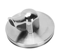 Alomejor Boquilla Portafiltro sin Fondo de 54 Mm con Distribución Uniforme del Agua y Gran Compatibilidad, para Preparación de café Profesional, Acero Inoxidable 304 (Caño único)