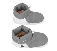 Alomejor Botas con Calefacción Zapatos con Calefacción Eléctrica USB para Hombres y Mujeres con 5 Configuraciones de Temperatura 42 ° C a 65 ° C Nailon a Prueba de Viento para Acampar Oficina Al Aire