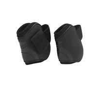 Alomejor Botas para Tendones de Caballo, Protectoras Ligeras para Saltar con de Correa de Liberación Rápida, para Entrenamiento de Caballos, Material PU (Un par de Patas traseras Extra Grandes.)