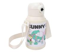 Alomejor Botella de Agua Aislada para Niños, Botella de Agua Aislada de Acero Inoxidable de 500 Ml con Bloqueo de Huellas Dactilares, Retención de Temperatura de 12 Horas, Carga Magnética para