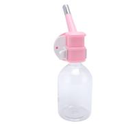 Alomejor Botella de Agua Colgante para, Alimentación Automática de Gran Capacidad para Cachorro, Gato, Conejo, Hervidor de Agua de Material Resistente para Jaula y Perrera (Pink)