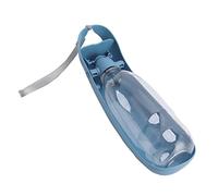 Alomejor Botella de Agua para Perros, Dispensador de Agua Plegable Portátil para Cachorros para Caminar Al Aire Libre, 550ml para Viajes de Mascotas, Material Seguro de Calidad Alimentaria (Blue)