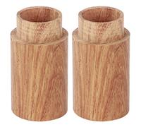 Alomejor Botella de Madera para Aceites Esenciales, Estuche de Almacenamiento a Prueba de Fugas para Viajes, 10 Uds. para Entusiastas de la Aromaterapia (2,9 diámetro Exterior)