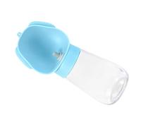Alomejor Botella para Beber para Perros a Prueba de Fugas, Alimentador de Agua Portátil de 350ml para Mascotas, Senderismo, Actividades Al Aire Libre (Blue)