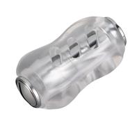 Alomejor Botón de Alimentación de Pesca Forma de Calabaza ergonómica: Manchas de Manijas Acrílicas de Reemplazo para Rollos de Marca Tristes (Gray)