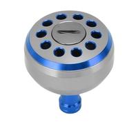 Alomejor - Botón de alimentación para carrete de pesca, mango de aleación de aluminio de 38 mm con textura antideslizante para carrete BG Baitcasting, comodidad y control mejorados (BLUE)