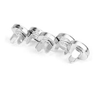 Alomejor Botones magnéticos de cobre duraderos de 14 mm, accesorios de hebilla de botón redondo para coser bolsas de ropa hechas a mano, brillante, 50 piezas (#1)
