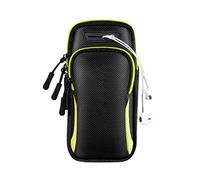 Alomejor Brazalete para Correr, Bolsa de Teléfono para Correr Llaves de Almacenamiento para Entrenamiento Deportivo Ejercicio Jogging (Verde)