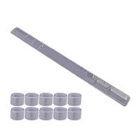 Alomejor Brazalete Reflectante, Bandas Reflectantes de Acero Al Silicio, Paquete de 10, Ajuste Automático, Envoltura de Alta Visibilidad para Ropa, Equitación Deportiva, Brazos, Pantalones, Piernas,