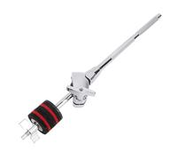 Alomejor Brazo de tambor, fijación de barra de acero al carbono con soporte de abrazadera giratorio para platillos e instrumentos de percusión, compatible con baquetas en forma de L y