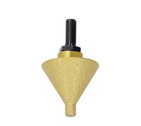 Alomejor Broca de Biselado de Diamante M10, Broca de Corte para Agrandar Agujeros Fácil de Usar para Baldosas de Cuarzo de Mármol