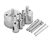 Alomejor Broca de Núcleo de Diamante de Metal de Primera Calidad, Sierra Perforadora de Mármol de Vidrio Resistente Al Desgaste para Taladros Eléctricos