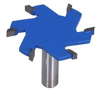 Alomejor Broca Enrutadora de 6 Flautas, Fresa Duradera para Carpintería con Ranura en T para Máquinas CNC, 1/2x65mm (patrón de 12 mm)