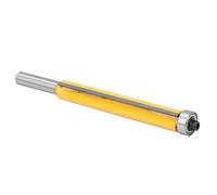 Alomejor Broca Enrutadora de Vástago de 8mm, Fresa Afilada para Carpintería, Corte Limpio de Tableros de Fibra de Densidad Media (8*12,7*76,2mm)